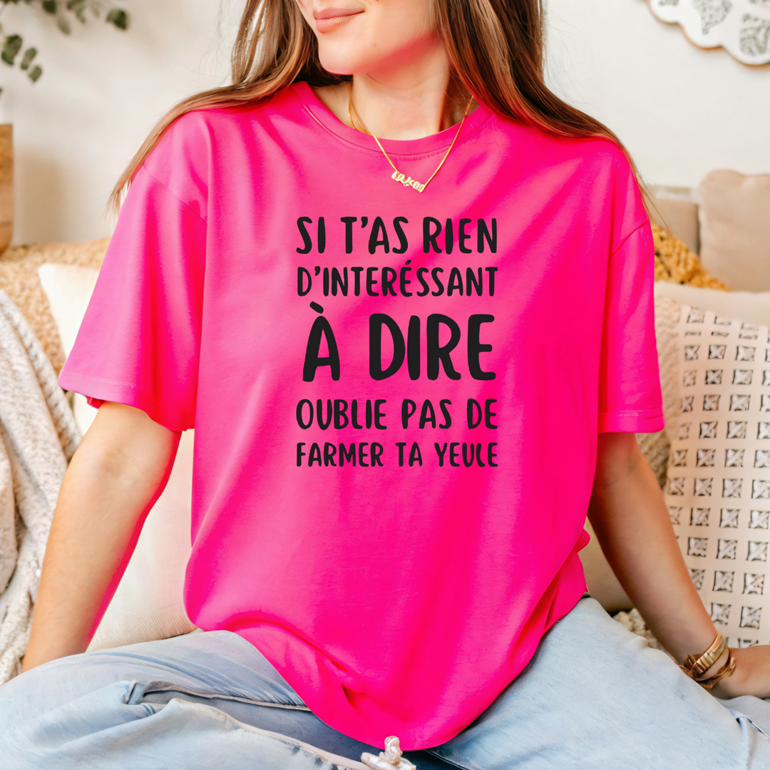 8-49 t-shirt adulte