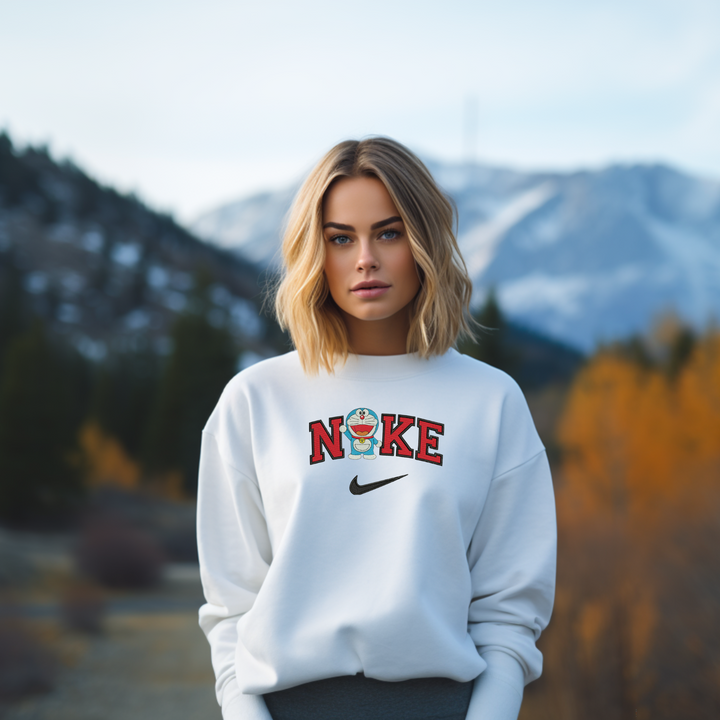 4-219  Crewneck broderie