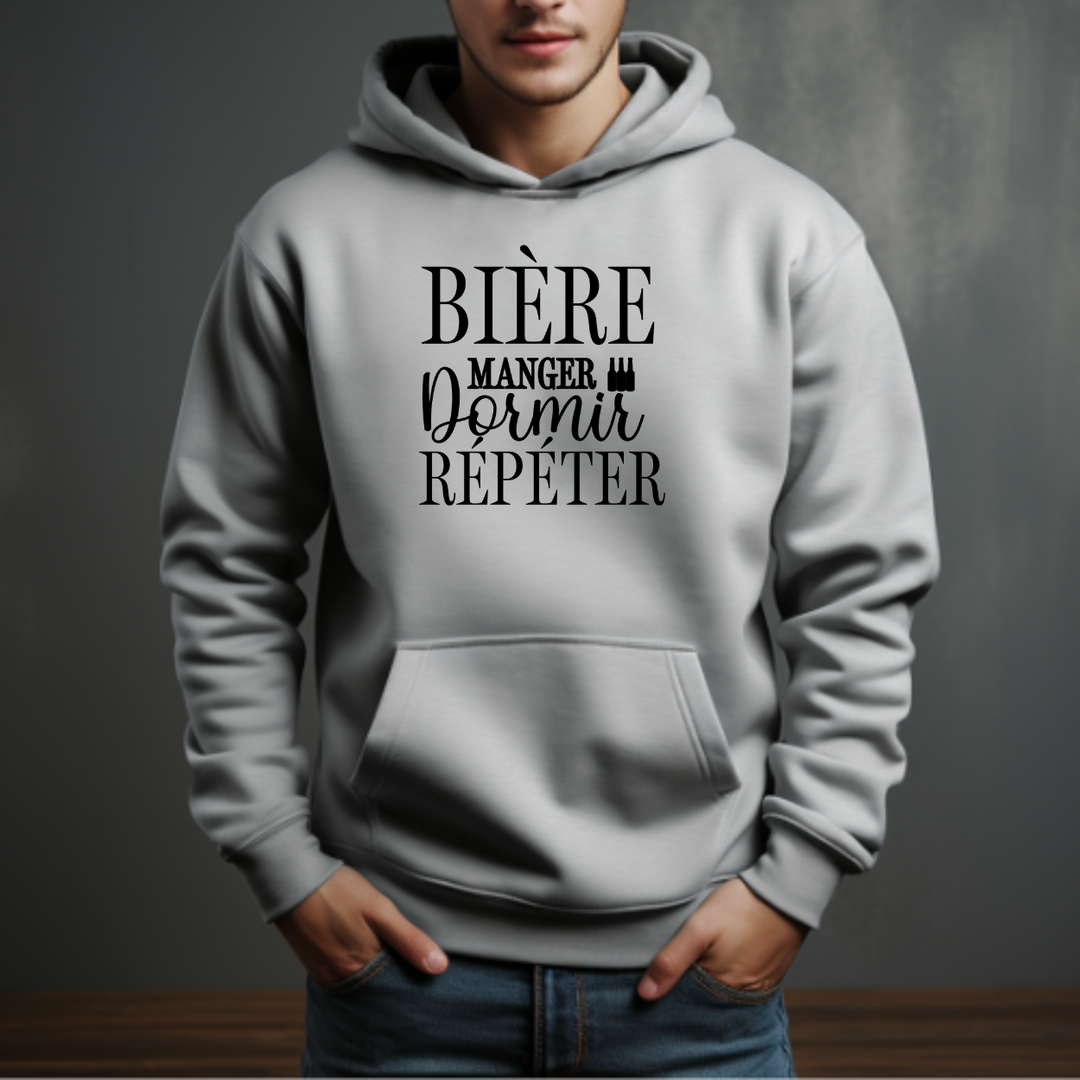 8-124  hoodie adulte