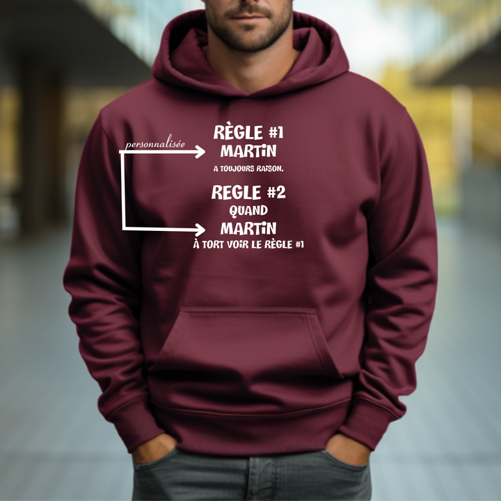 8-116 hoodie adulte