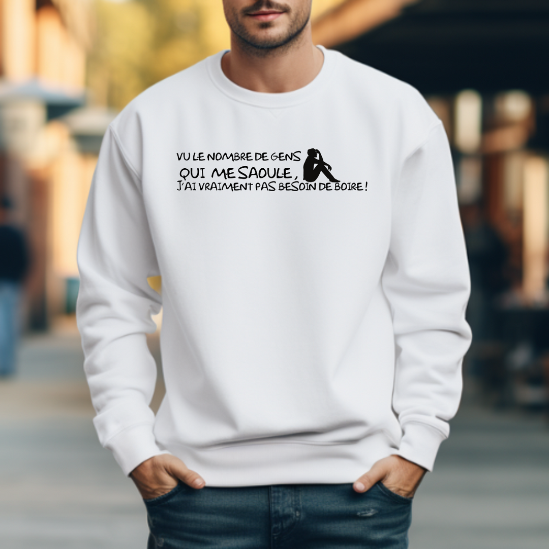 8-154  crewneck adulte