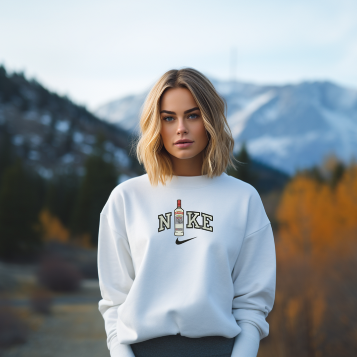 4-221  Crewneck broderie