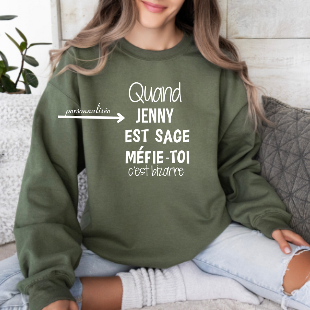 8-45 crewneck adulte
