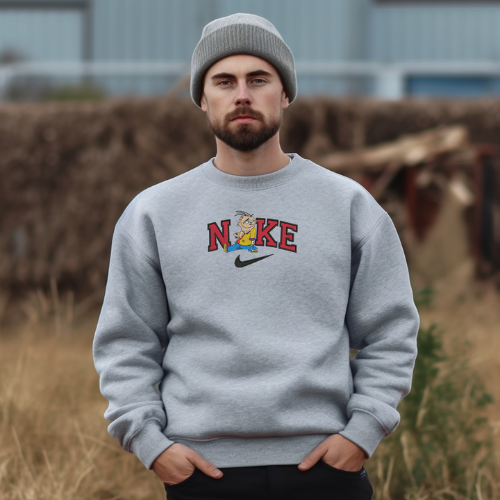 4-245  Crewneck broderie