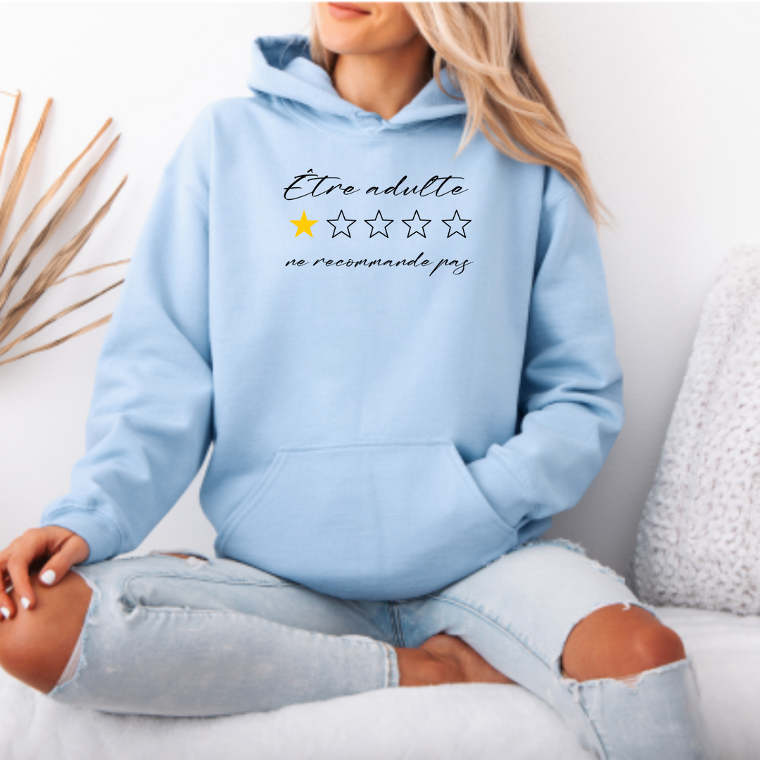 8-162  hoodie adulte