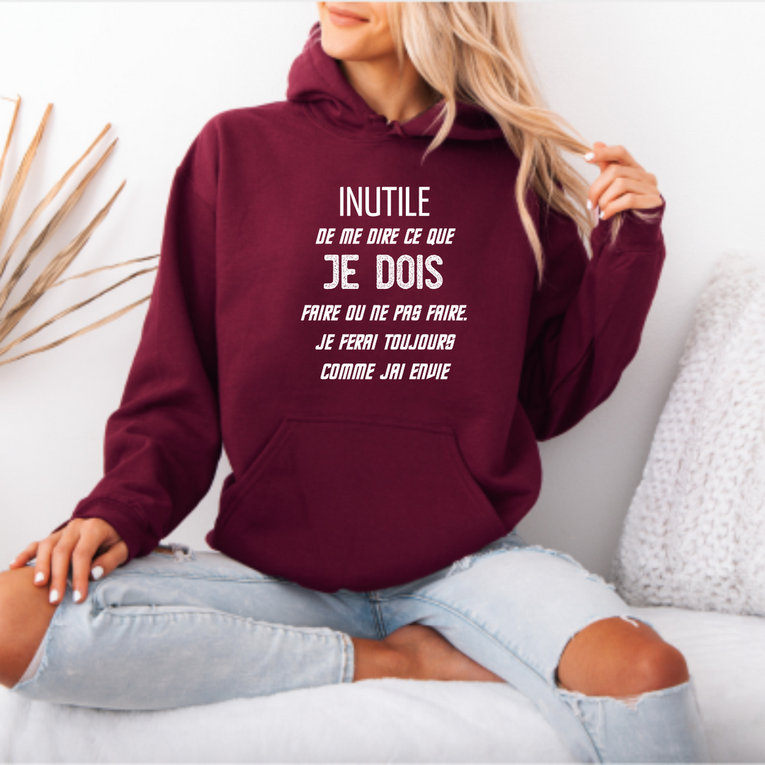 8-41 hoodie adulte
