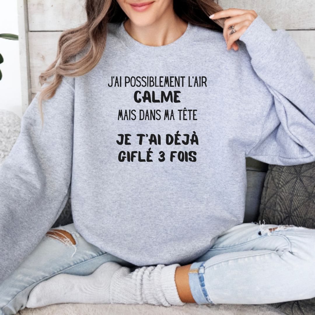 8-12 crewneck adulte