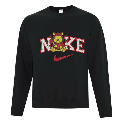 04-127  Crewneck broderie