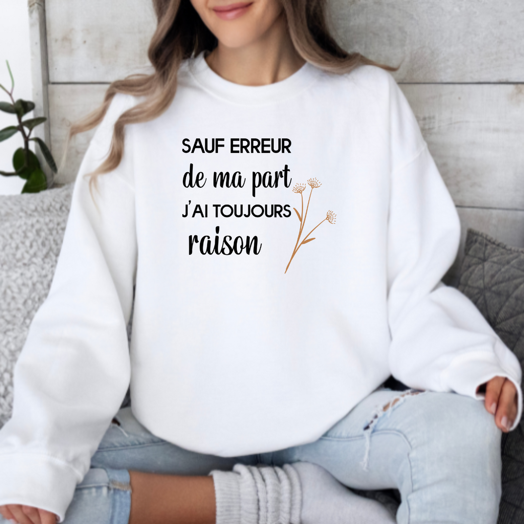 8-28 crewneck adulte