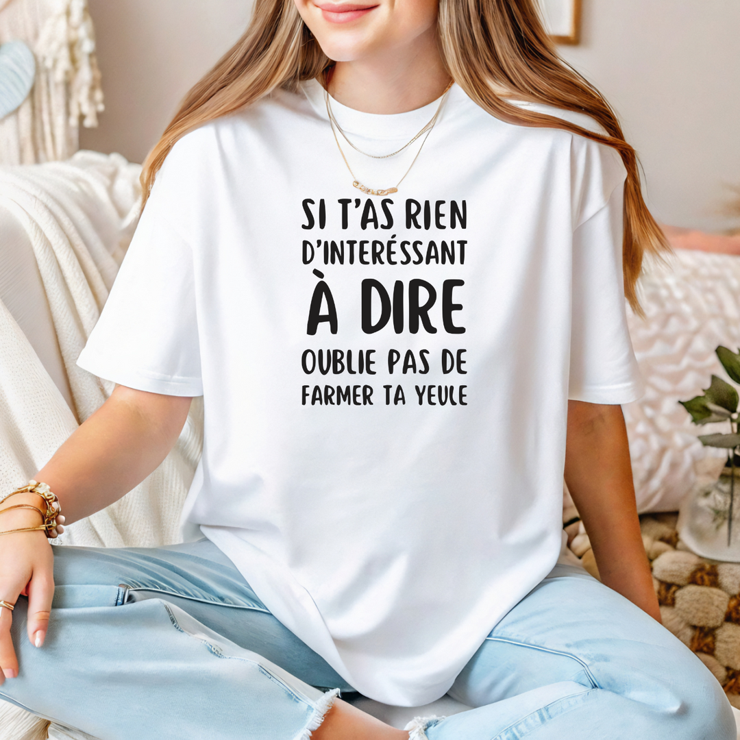 8-49 t-shirt adulte