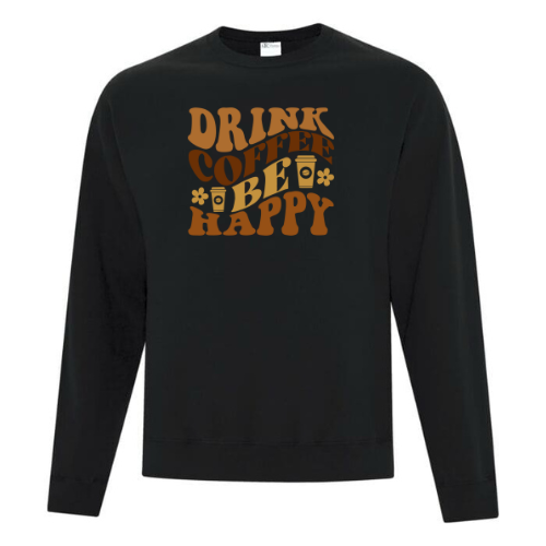 3-12 BOIRE DU CAFE  Crewneck adulte