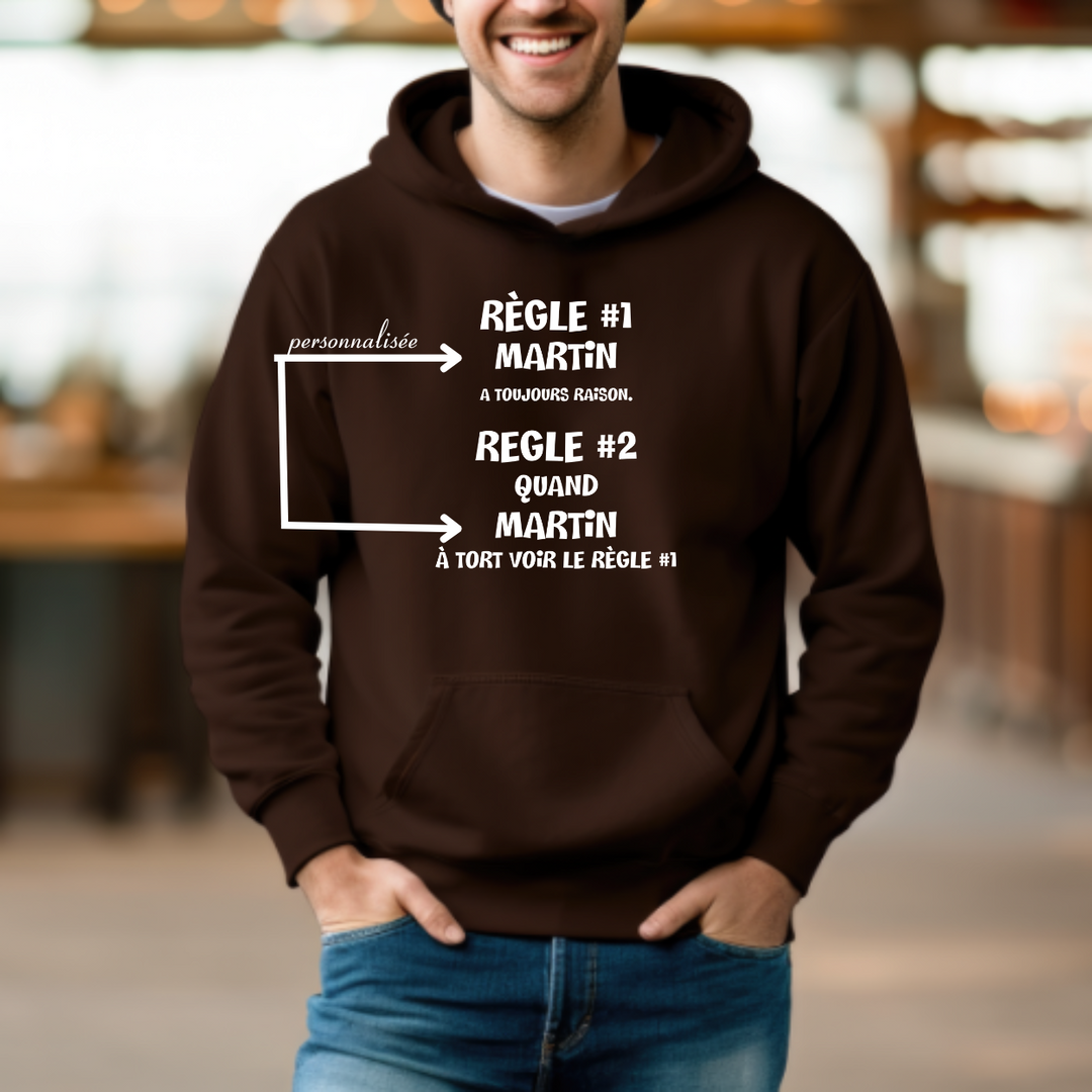 8-116 hoodie adulte