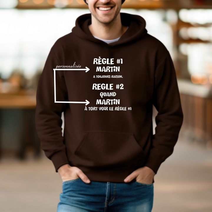 8-116 hoodie adulte