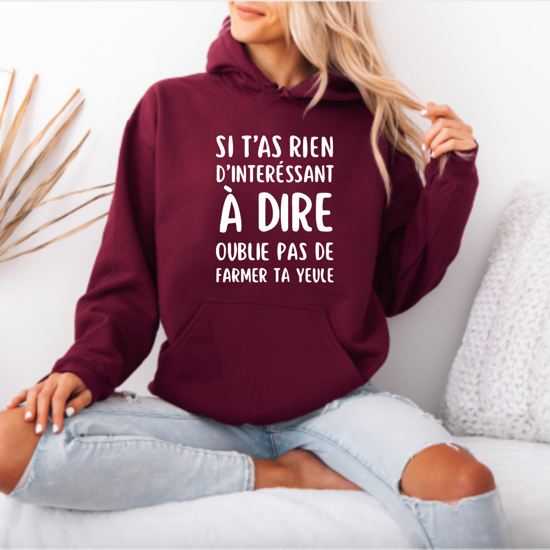8-49  hoodie adulte