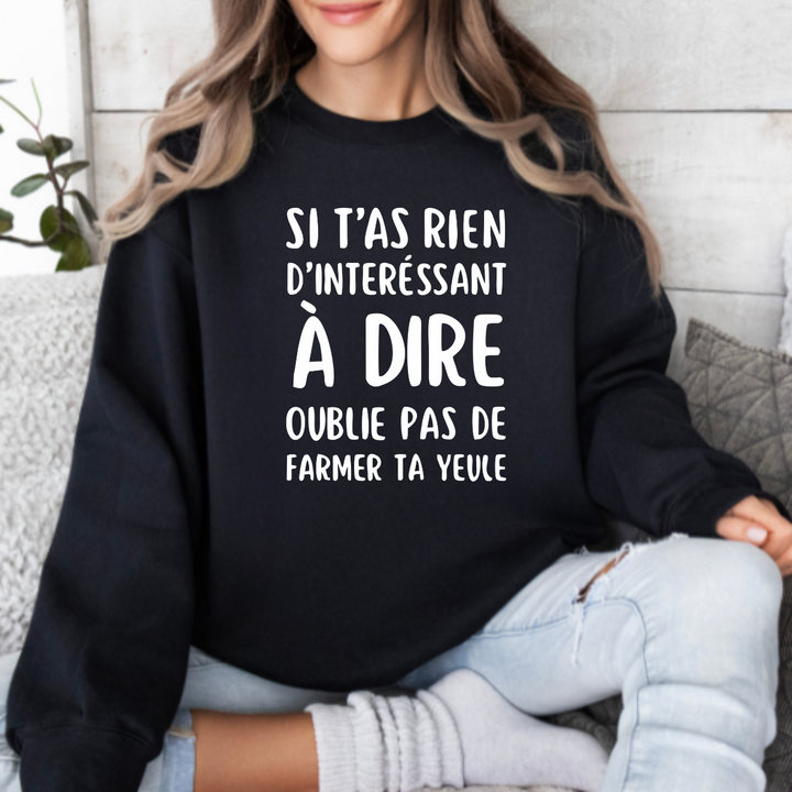 8-49 crewneck adulte