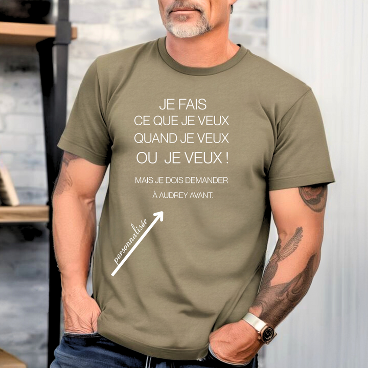 8-117  t-shirt adulte