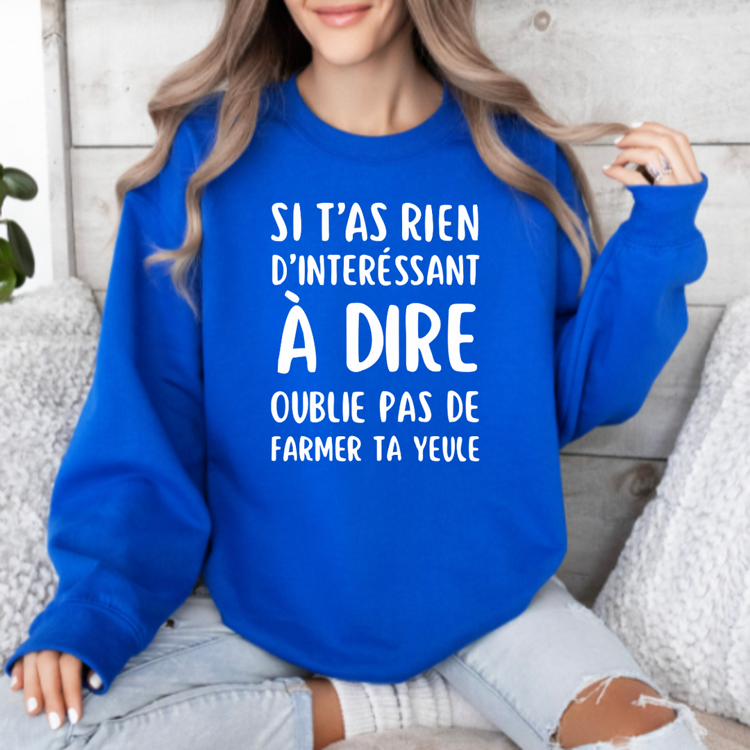 8-49 crewneck adulte