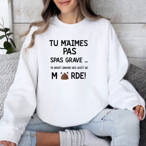 8-112 crewneck adulte