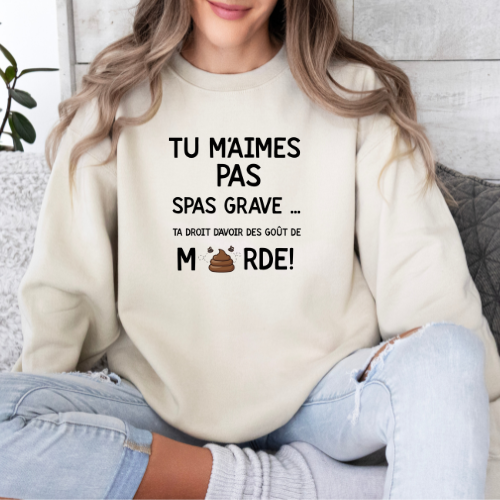 8-112 crewneck adulte