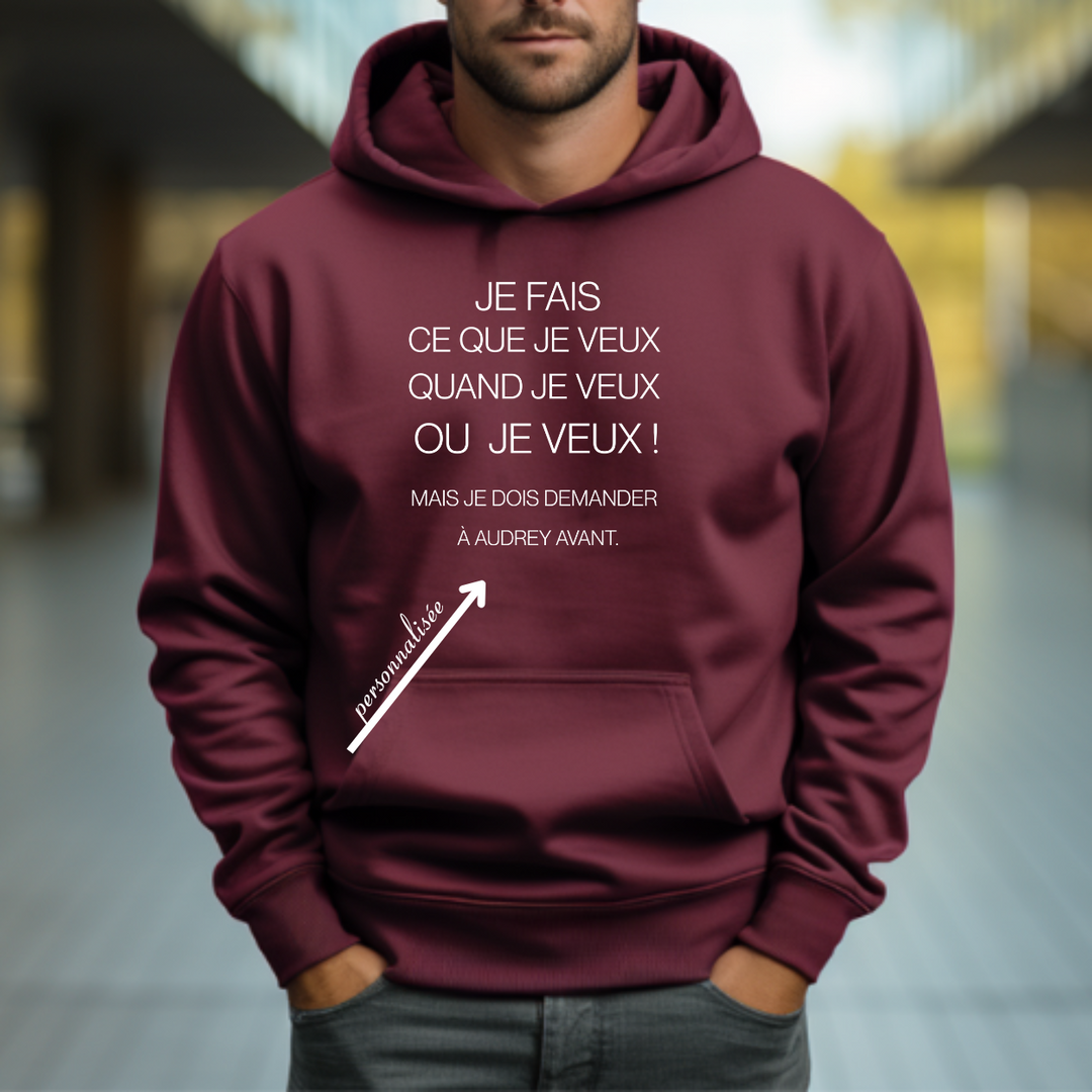 8-117 hoodie adulte