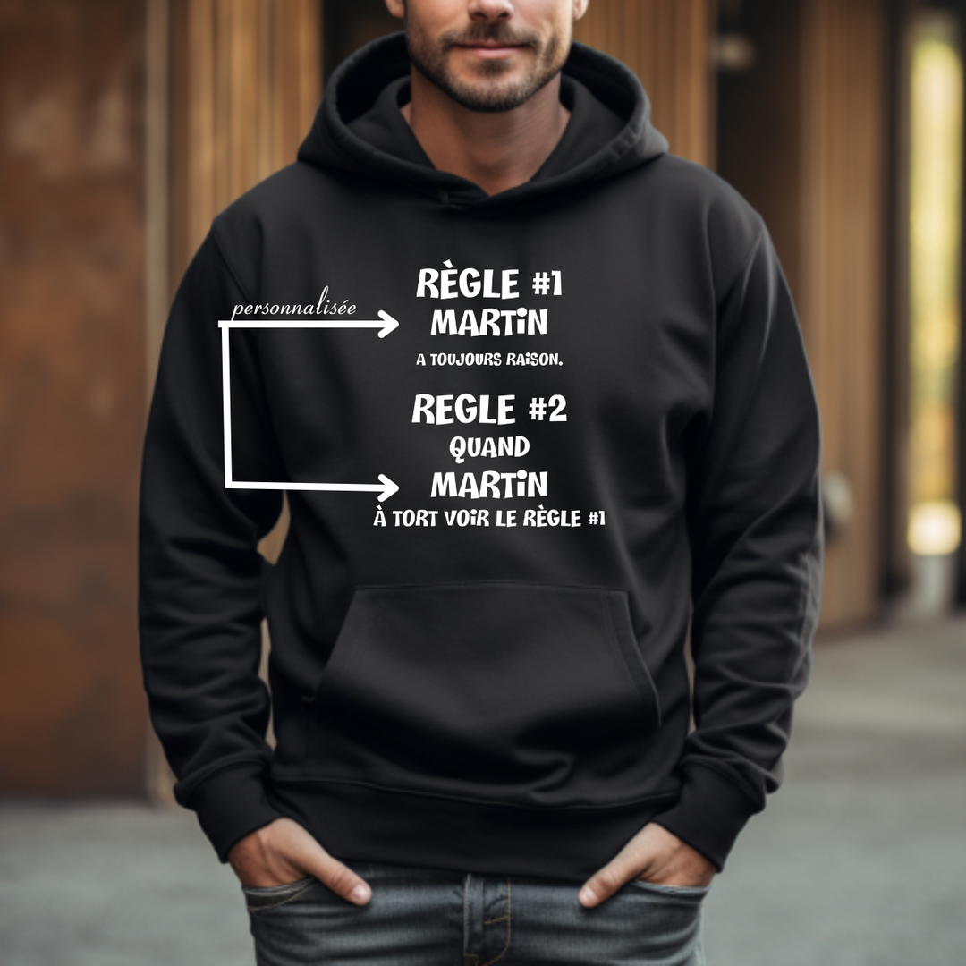 8-116 hoodie adulte