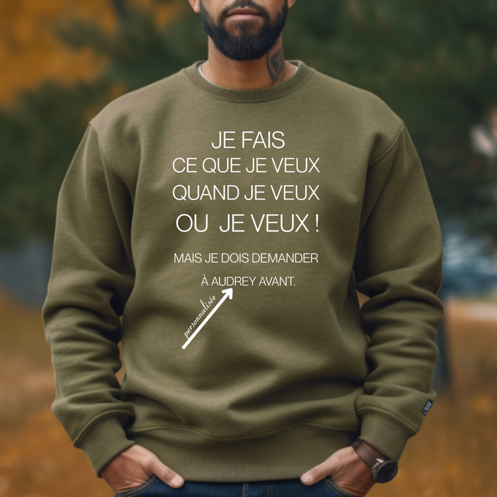 8-117 crewneck adulte