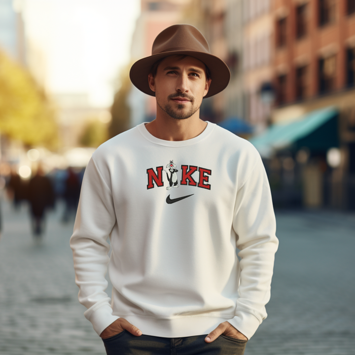 4-234  Crewneck broderie