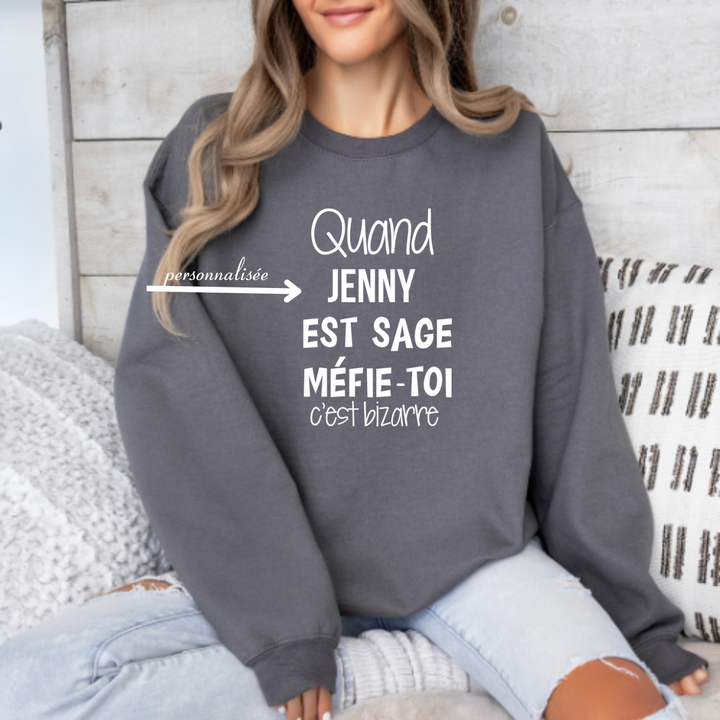 8-45 crewneck adulte