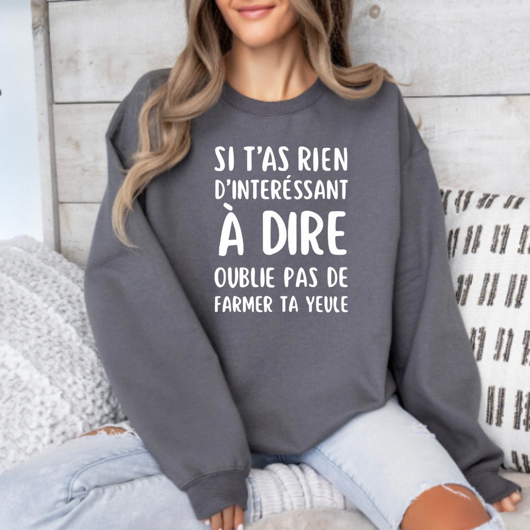 8-49 crewneck adulte