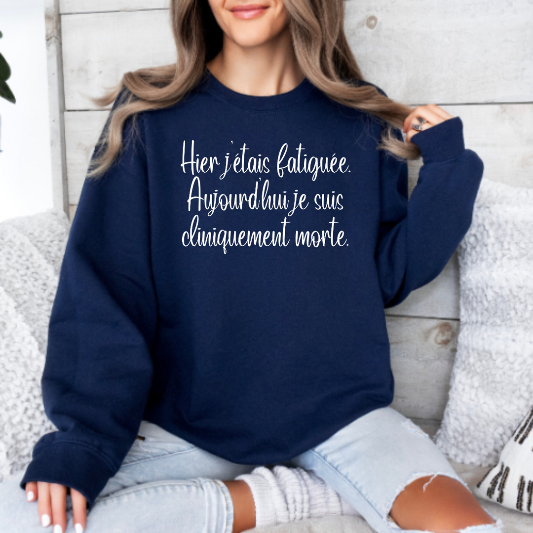 8-9 crewneck adulte