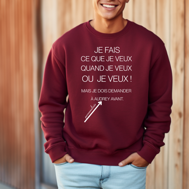 8-117 crewneck adulte