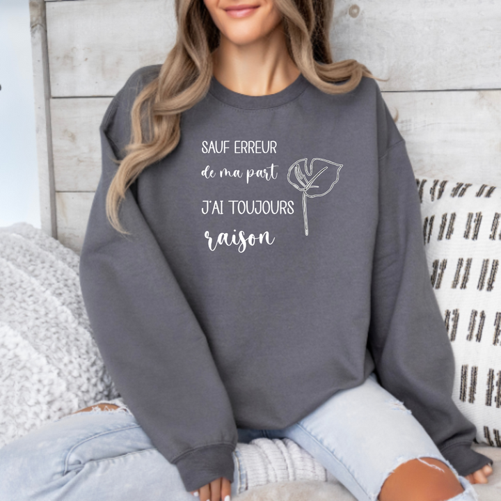 8-28 crewneck adulte