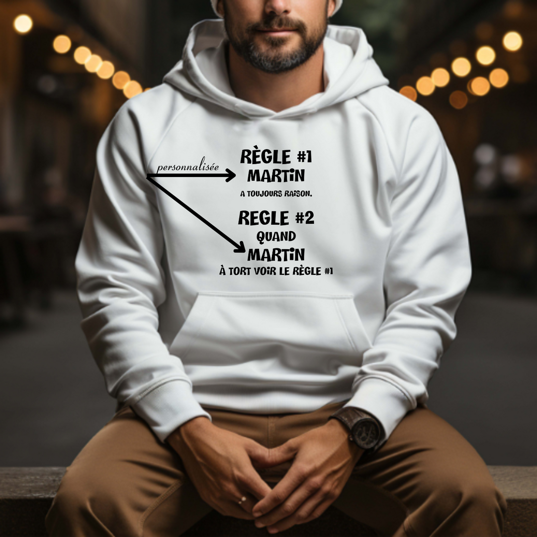 8-116 hoodie adulte