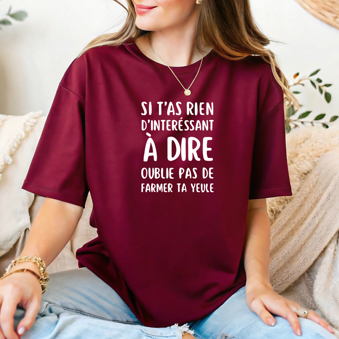 8-49 t-shirt adulte
