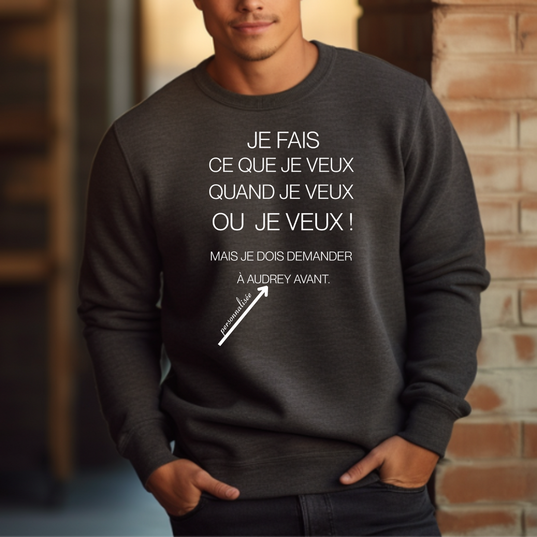 8-117 crewneck adulte