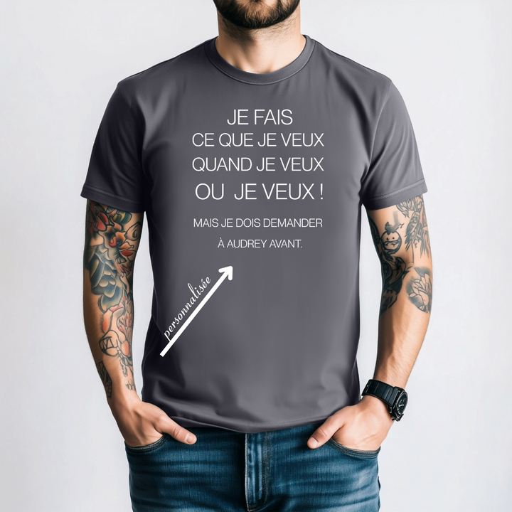 8-117  t-shirt adulte