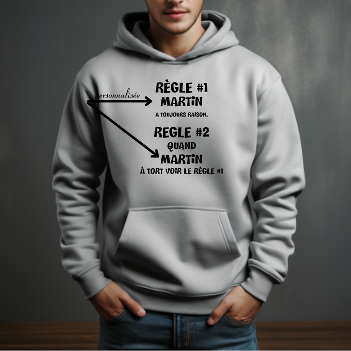 8-116 hoodie adulte
