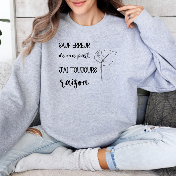 8-28 crewneck adulte