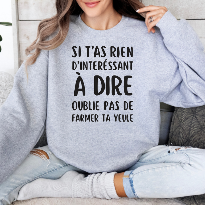 8-49 crewneck adulte