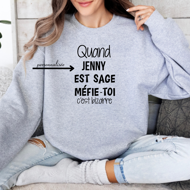 8-45 crewneck adulte