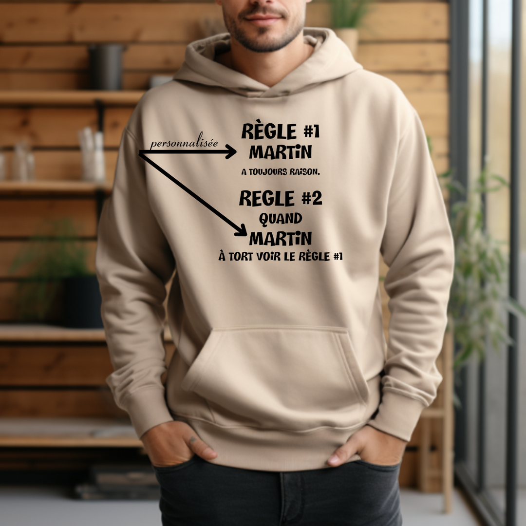 8-116 hoodie adulte