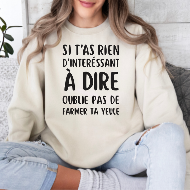 8-49 crewneck adulte