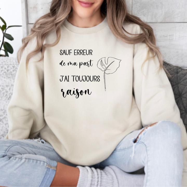 8-28 crewneck adulte