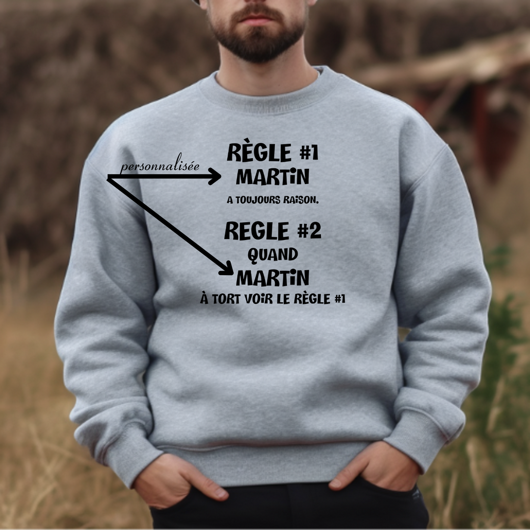 8-116 crewneck adulte