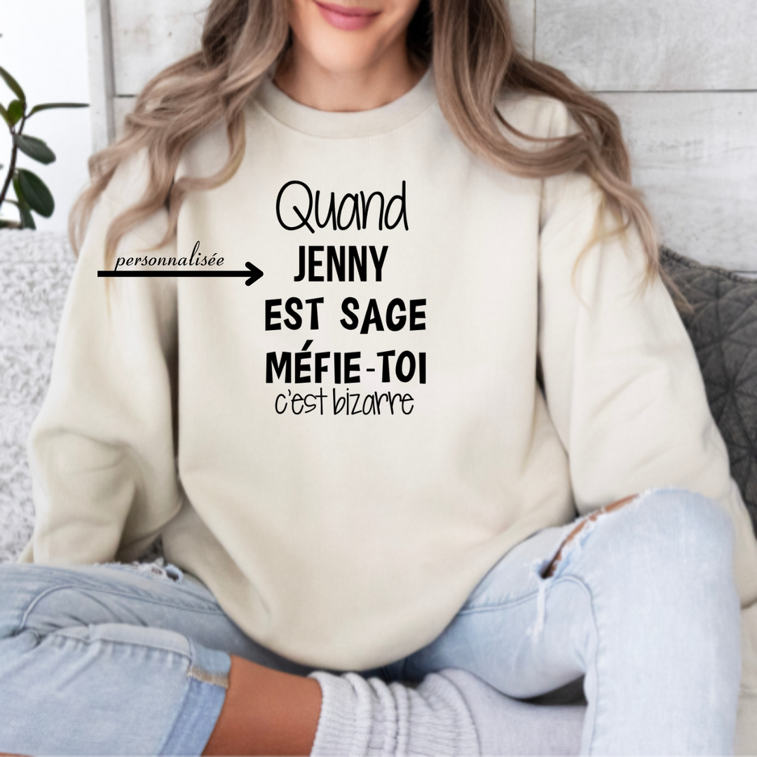 8-45 crewneck adulte