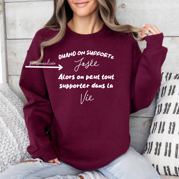 8-18 crewneck adulte
