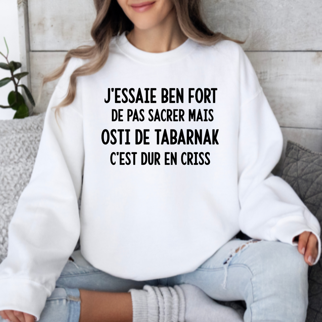8-86 crewneck adulte