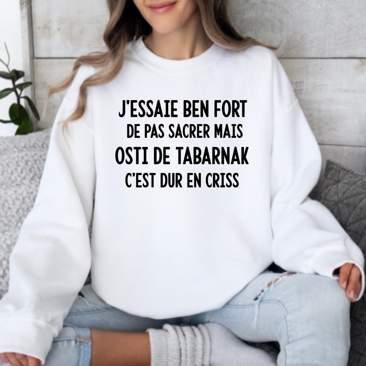 8-86 crewneck adulte
