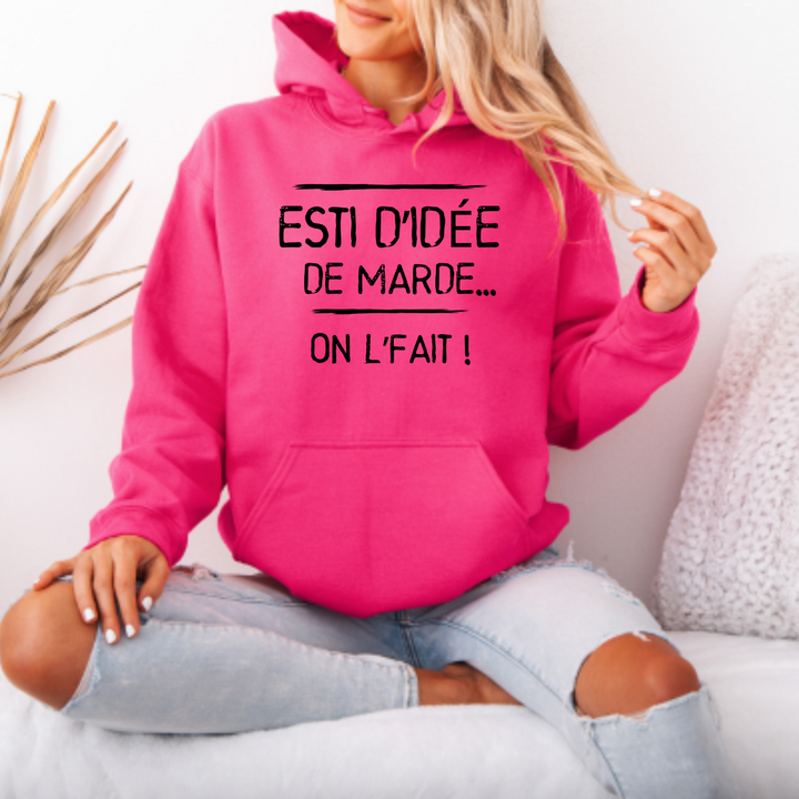 8-126  hoodie adulte