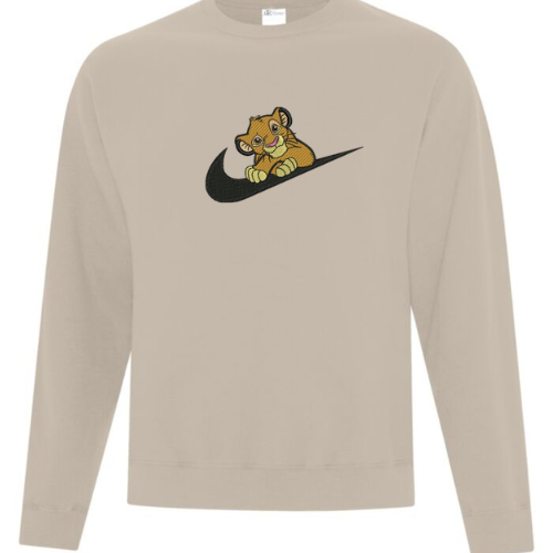 04-205  Crewneck broderie